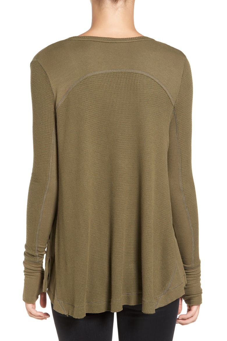 'Malibu' Thermal Top, Alternate, color, GREEN