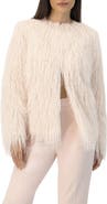 IVONNE Fringe Coat with Snap Closures