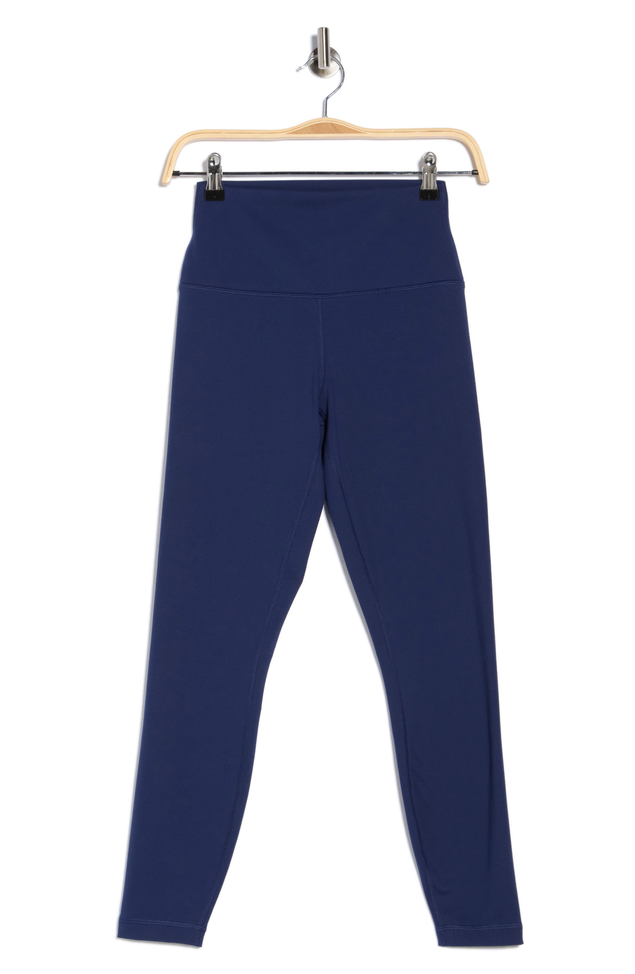 90 Degree By Reflex Brushed Lined Superflex Leggings In Blue