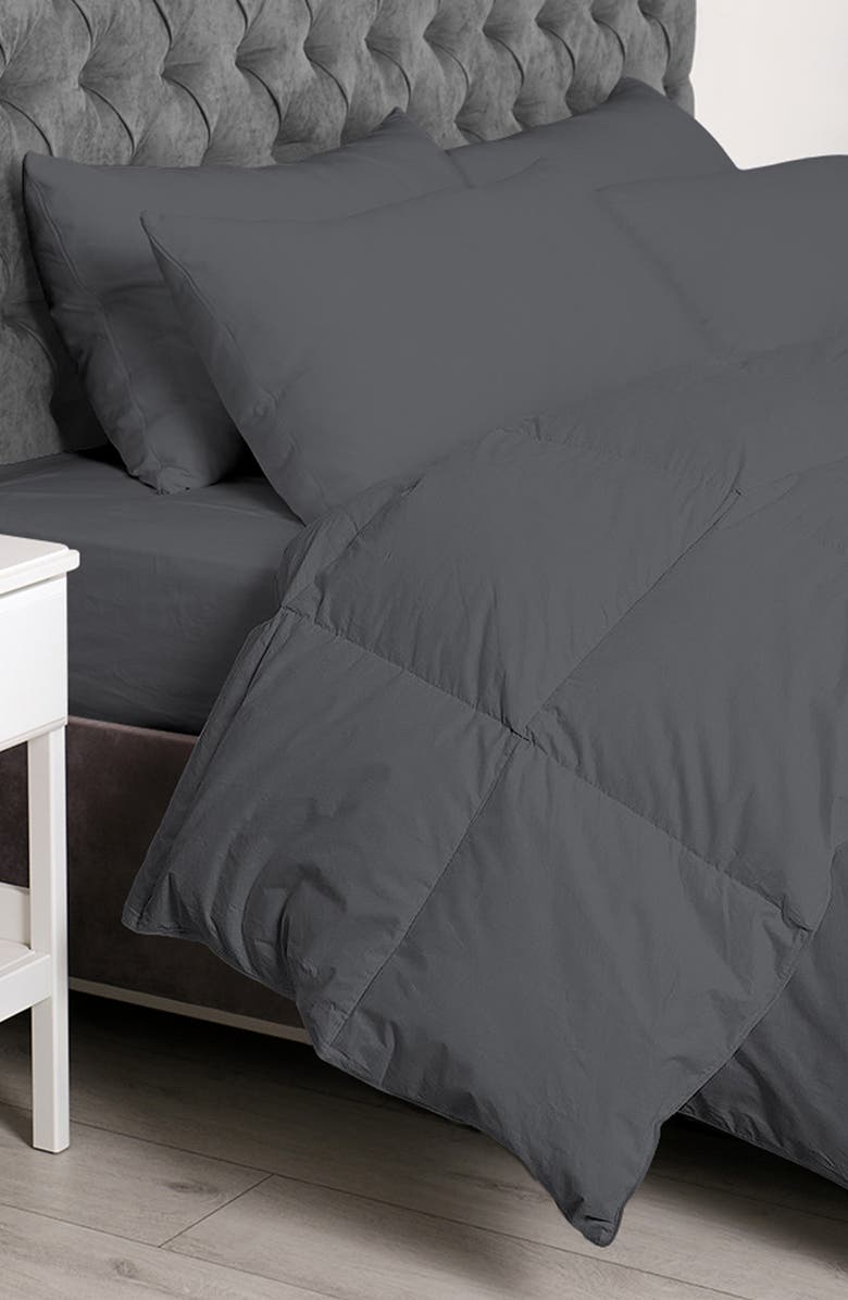 Luxury Home Microfiber 6-Piece Comforter Set, Main, color, Dark Gray