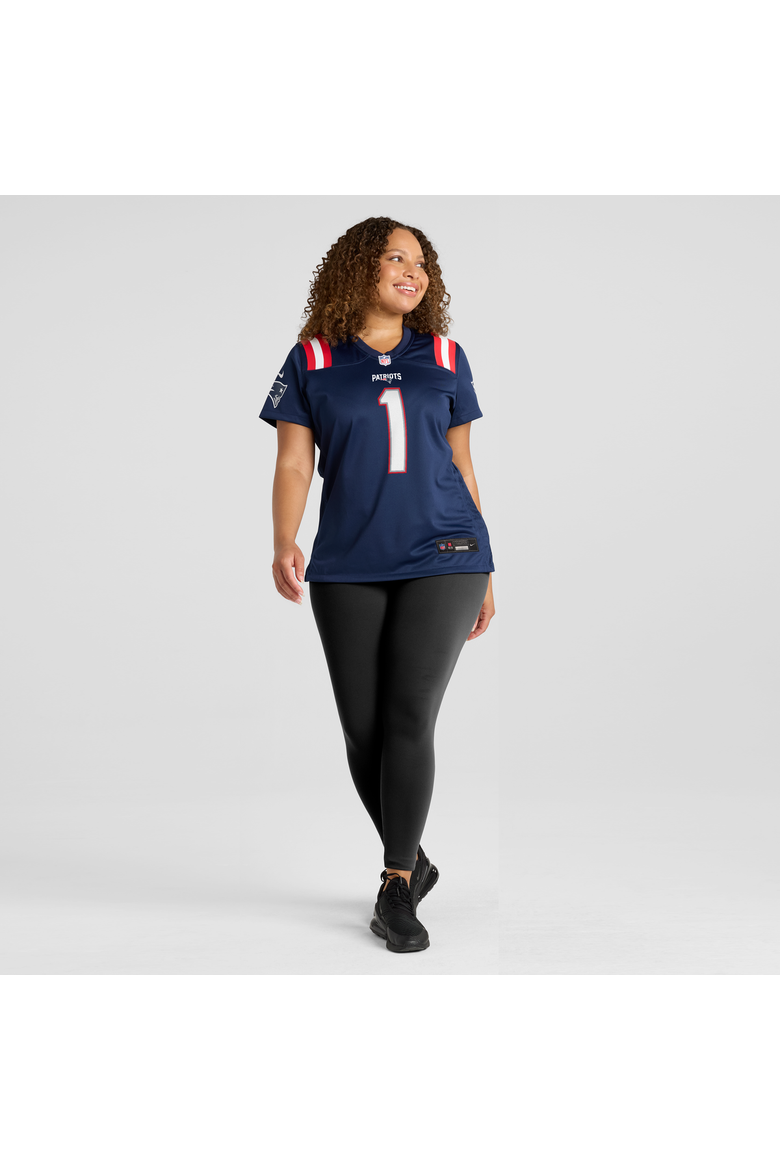 Women's Nike A.J. Brown Navy New England Patriots Game Jersey, Alternate, color, Navy