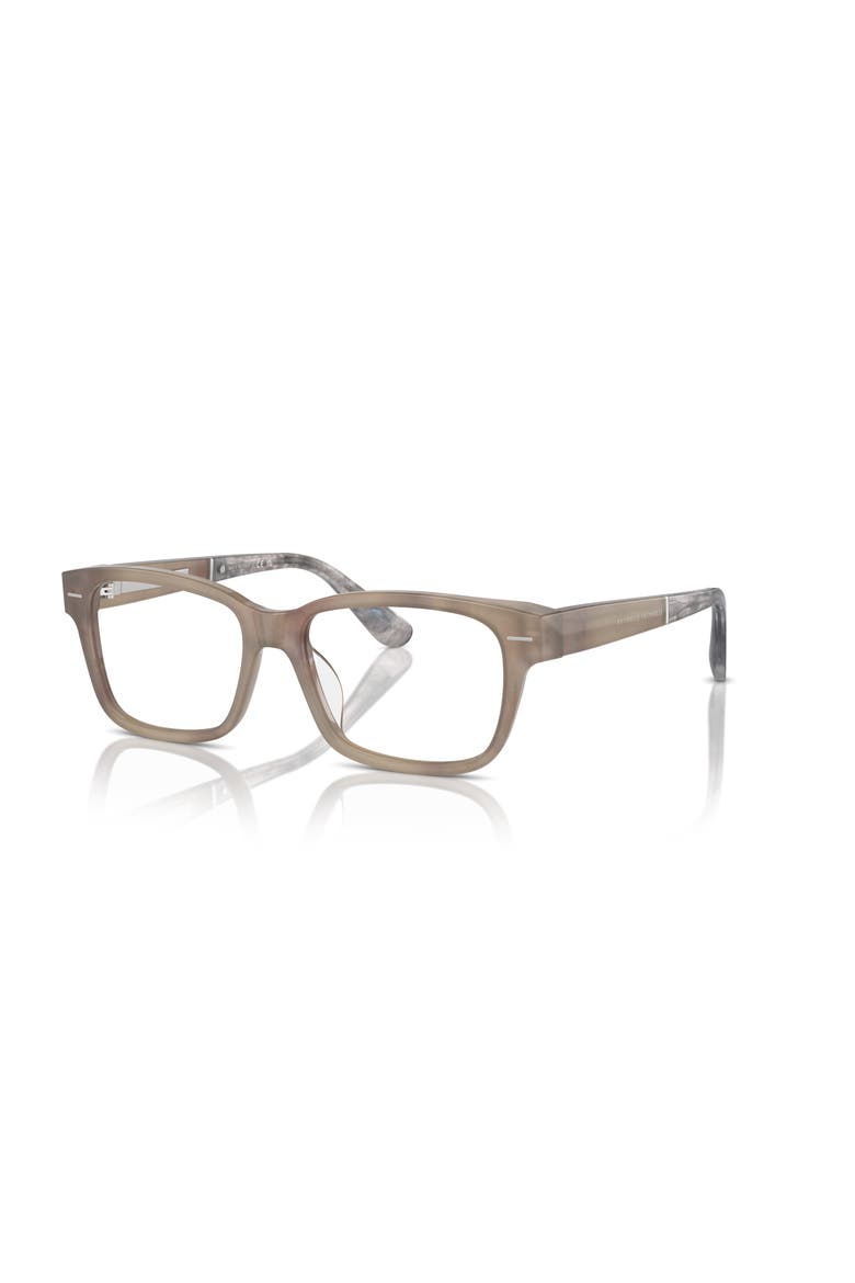 53mm Rectangle optical glasses, Main, color, Beige