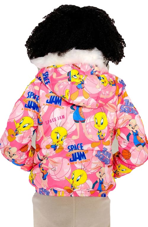 Members Only Girl's Heavy Quilted Puffer In Pink
