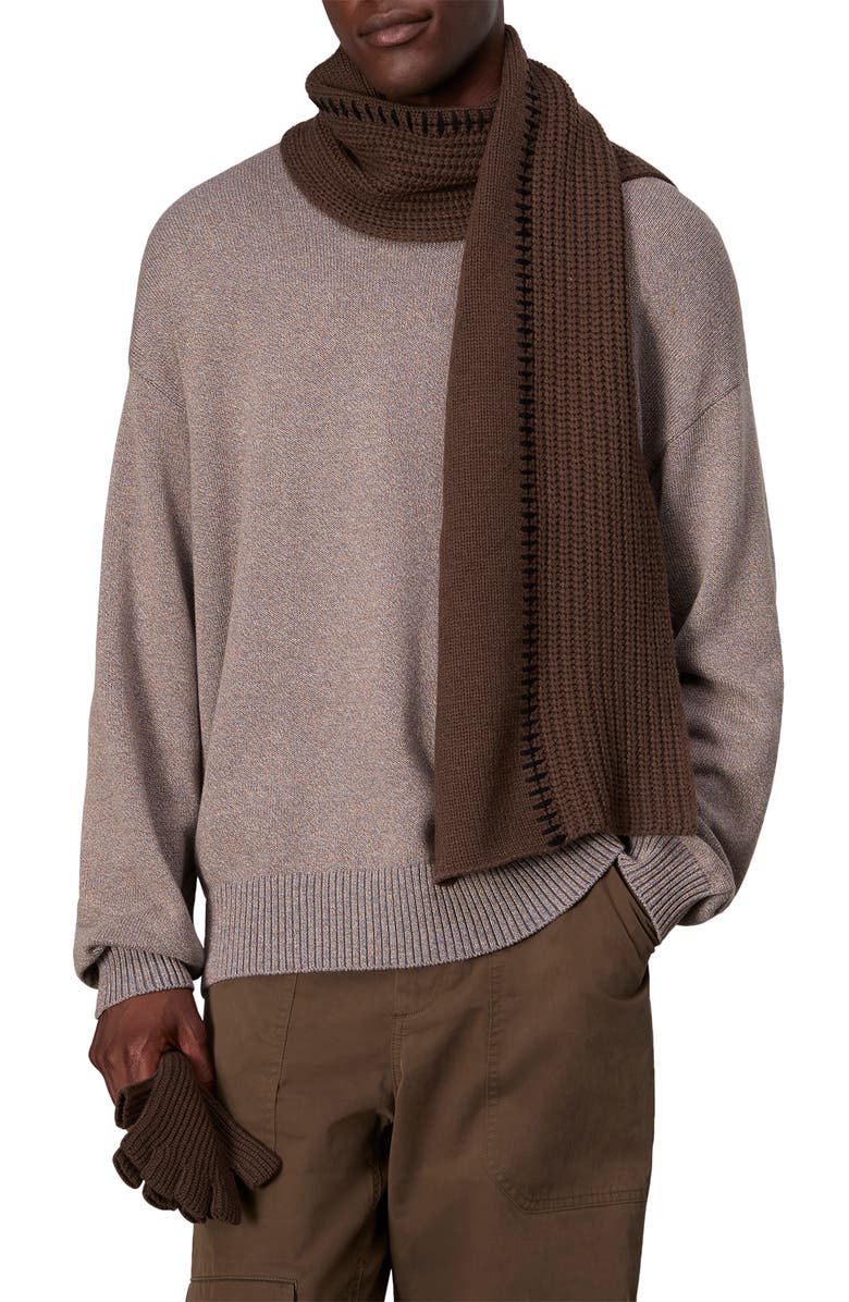 rag & bone Dexter Marled Organic Cotton Sweater, Main, color,