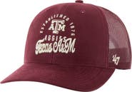 '47 Men's '47 Maroon Texas A&M Aggies Pitstop Trucker Adjustable Hat