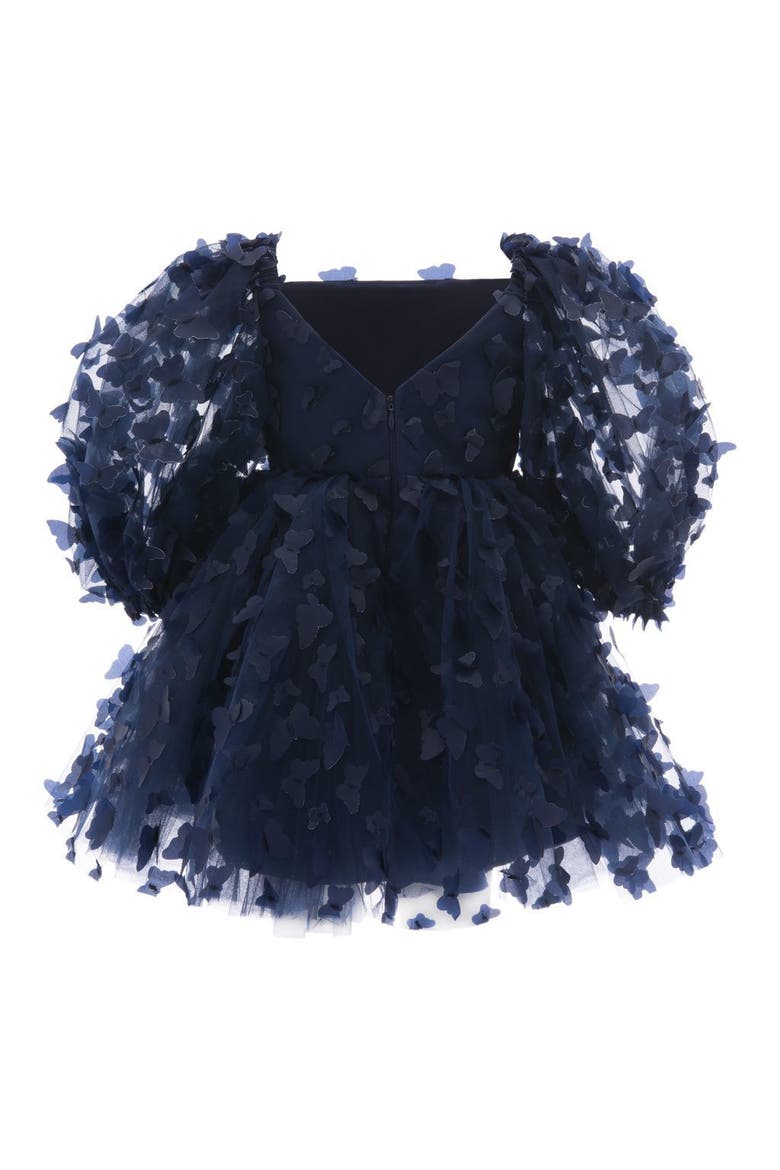 Bell Mariposa Dress, Alternate, color, Navy