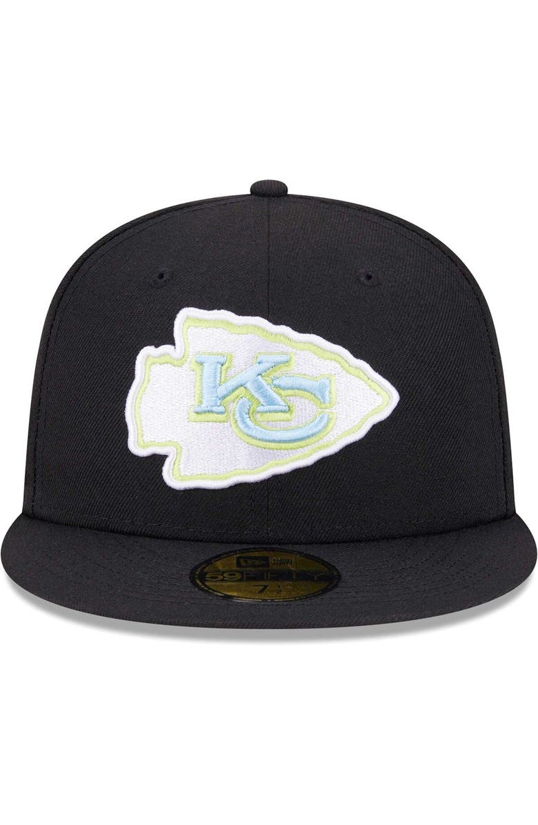 New Era Men's New Era Black Kansas City Chiefs Multi 59FIFTY Fitted Hat, Alternate, color, 