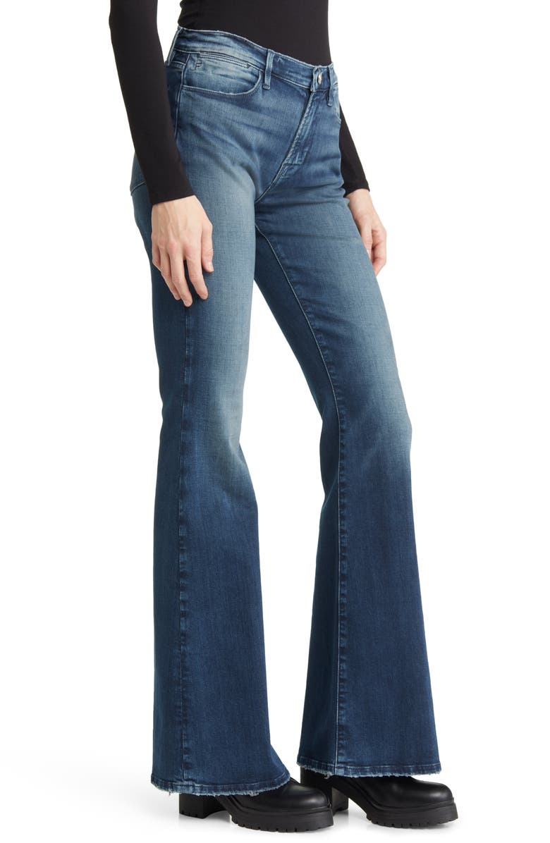 FRAME Le High Waist Flare Leg Jeans, Alternate, color, 