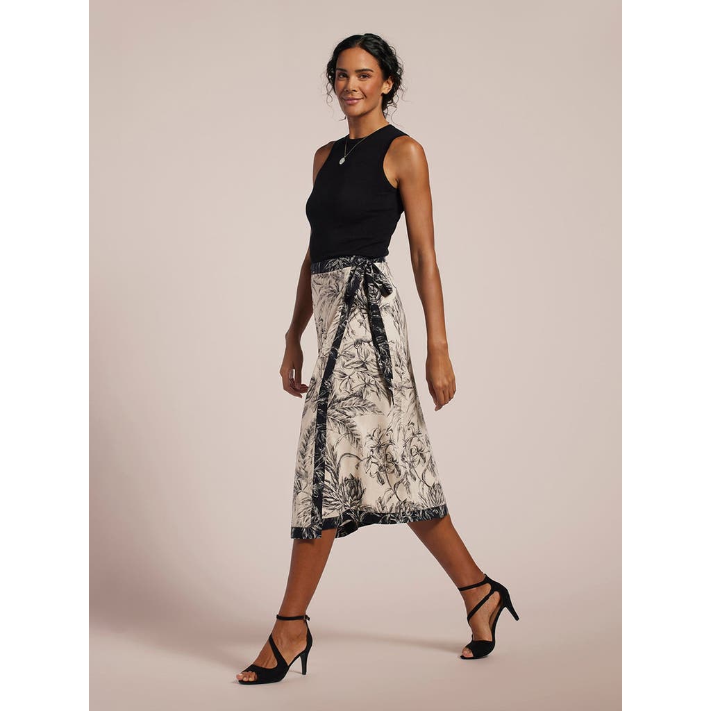 Tori Richard Gingerly Romy Skirt In Gray