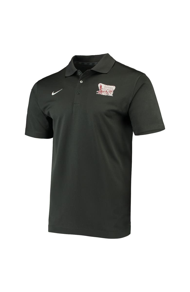 Nike Men's Nike Anthracite Oklahoma Sooners Alternate Logo Varsity Performance Polo, Alternate, color, 