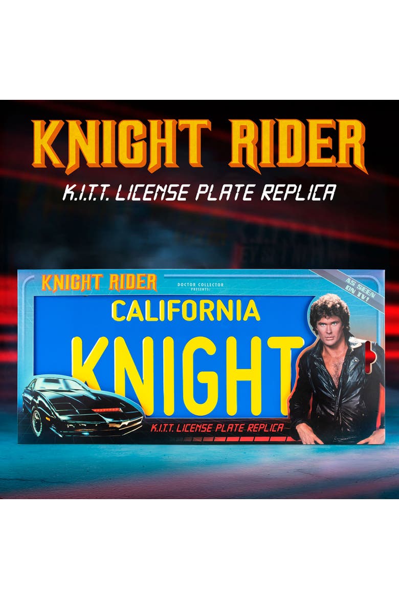 Knight Rider License Plate, Alternate, color, Multicolored