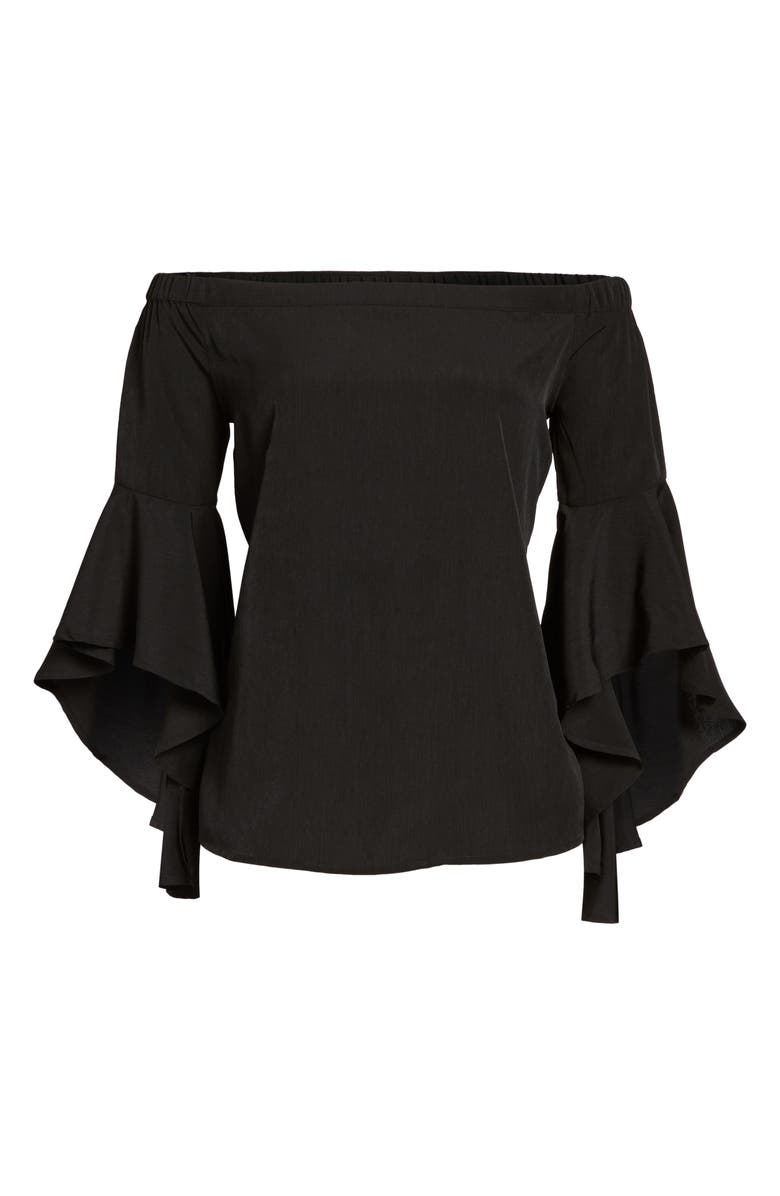 Chelsea28 Bell Sleeve Off the Shoulder Top, Alternate, color, 
