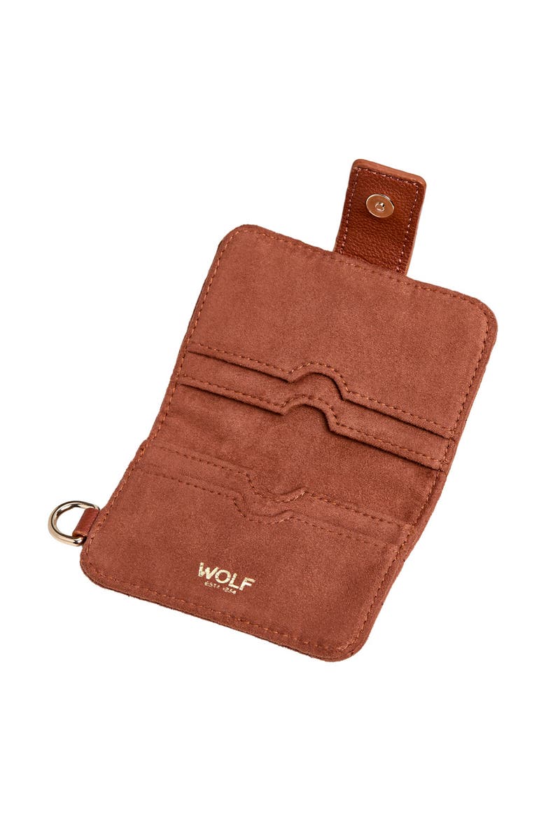 Mimi Swirl Card Case, Alternate, color, Mimi Swirl Nutshell Brown