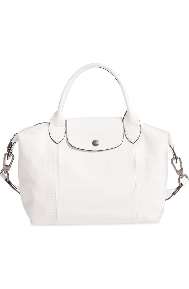 Longchamp Small Le Pliage Cuir Leather Shoulder Bag, Main, color,