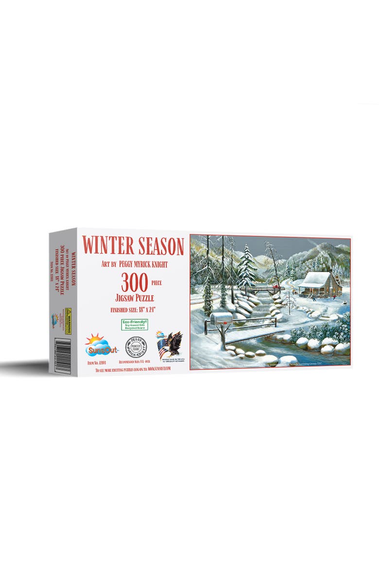 Sunsout Winter Season 300 piece Jigsaw Puzzle for Adults, Main, color, 