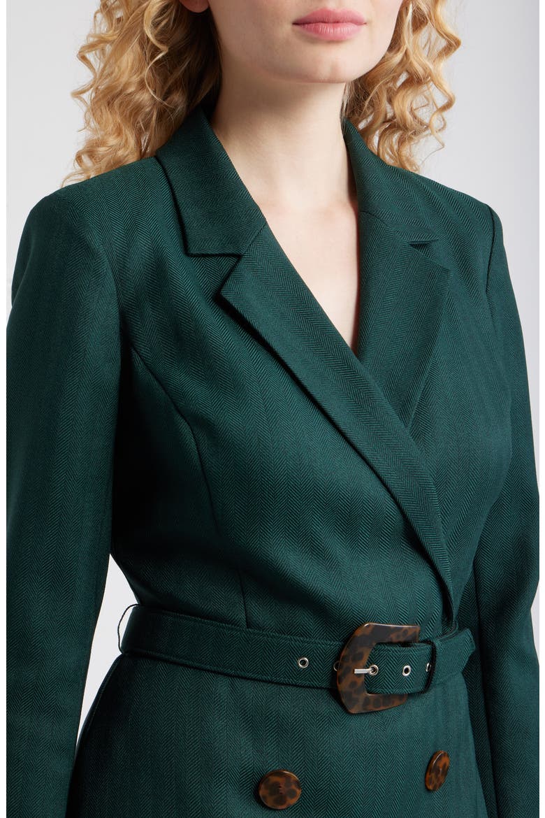 eliza j long sleeve belted blazer dress Long Sleeve Belted Blazer Dress (Women)