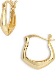 Argento Vivo Sterling Silver Huggie Hoop Earrings