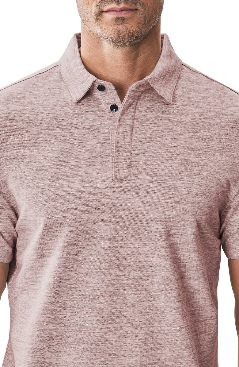 Robert Barakett Payne Space Dye Jacquard Polo, Alternate, color, Pink