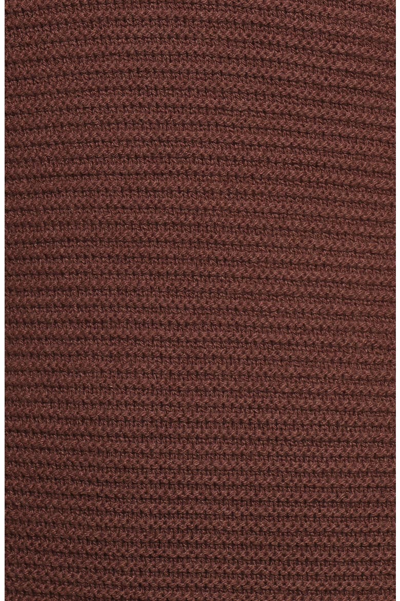 Darya Cotton Blend Halter Sweater Dress, Alternate, color, COCOA