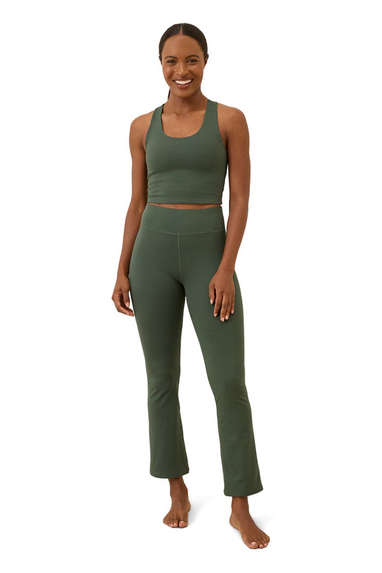 On the Go-To Bootcut Legging, Alternate, color, Pine Green