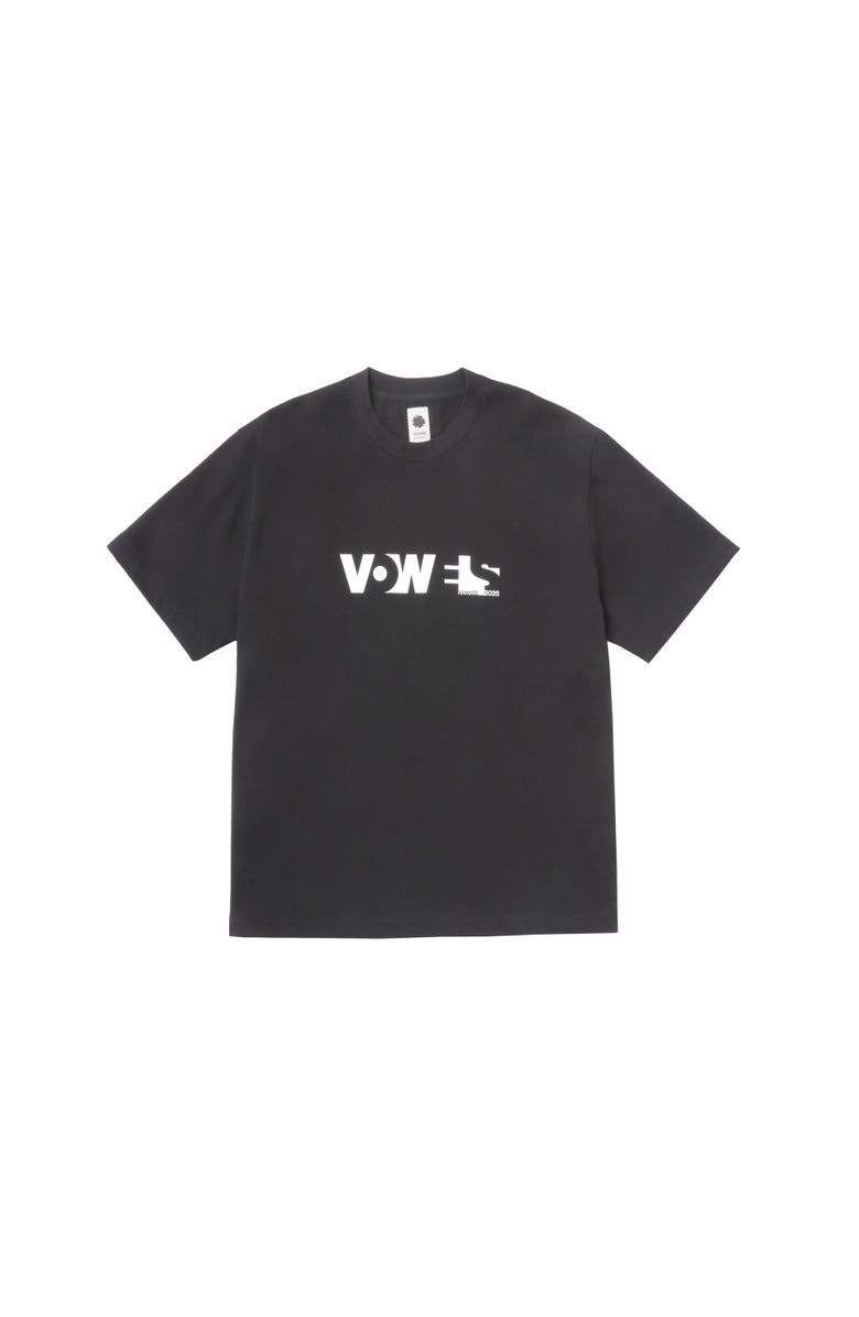 vowels Overall Tee, Main, color, Black