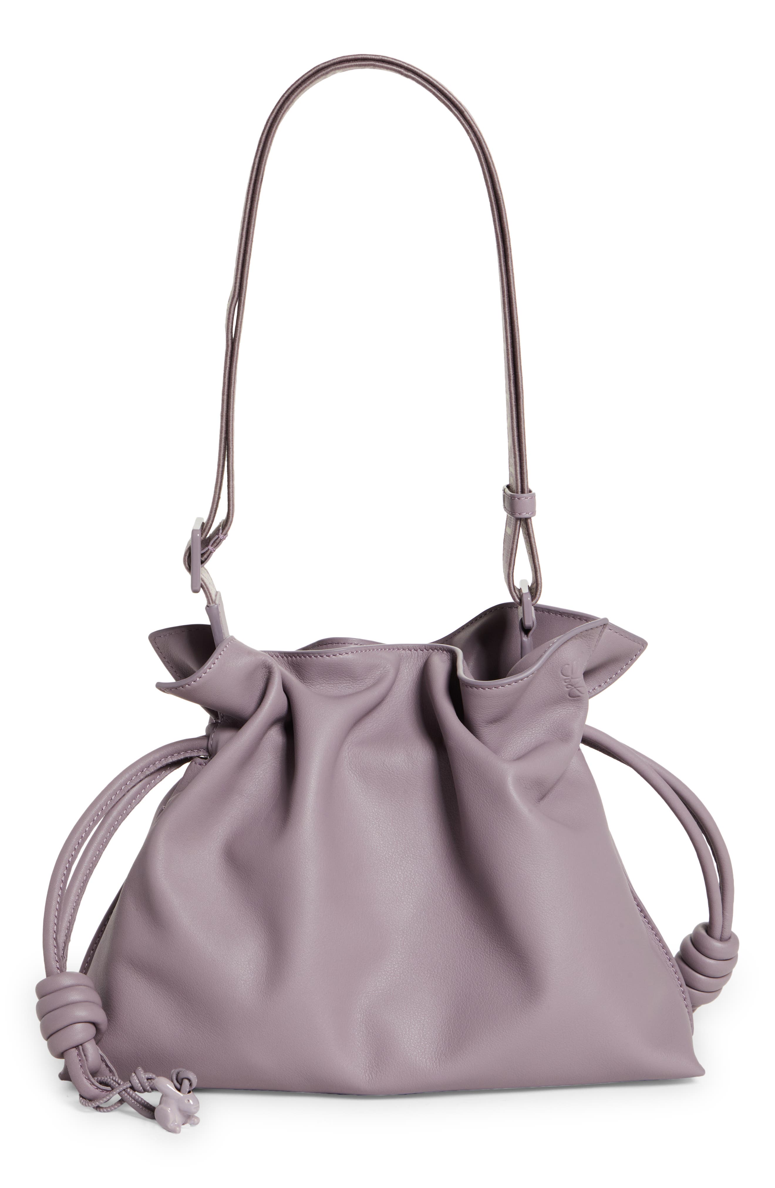 Loewe Flamenco Leather Clutch, Main, color, 