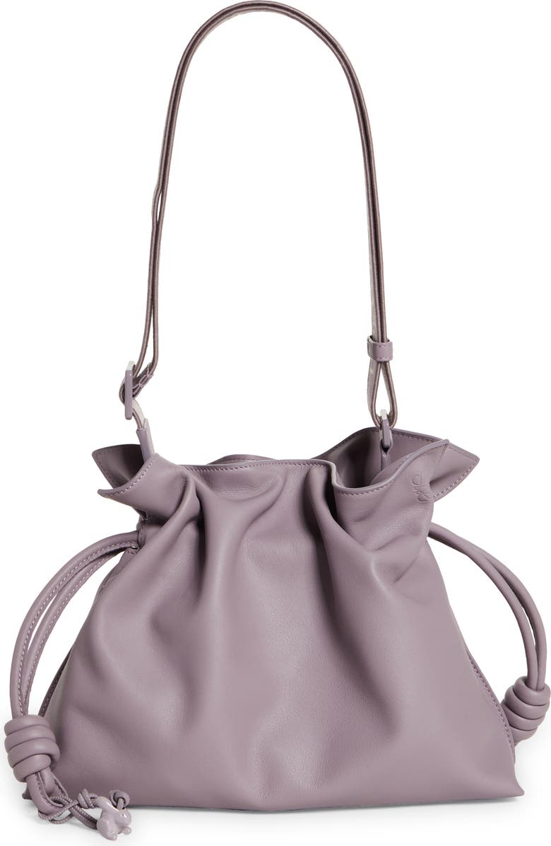 Loewe Flamenco Leather Clutch, Main, color,