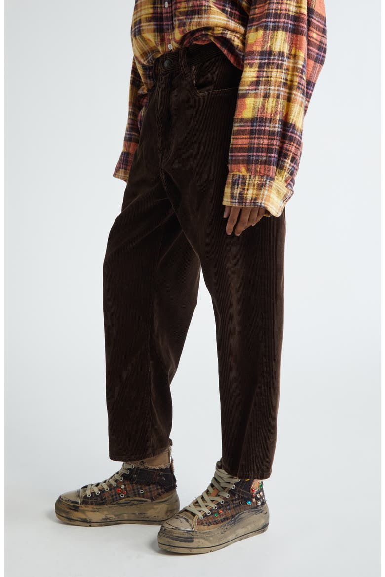 Corduroy Ex-Boyfriend Pants, Alternate, color, DARK CHOCOLATE CORDUROY