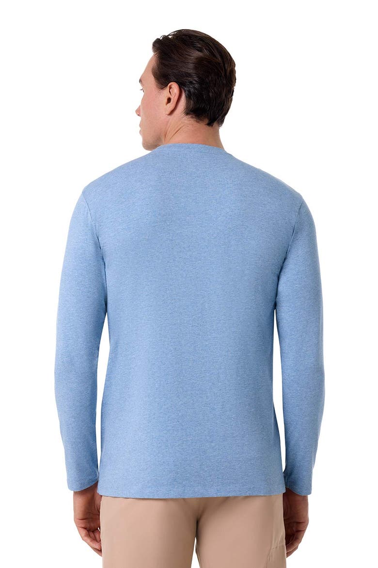 Men's Morada Long Sleeve T-Shirt, UPF 50+ Sun Protection, Alternate, color, Light Blue Heather
