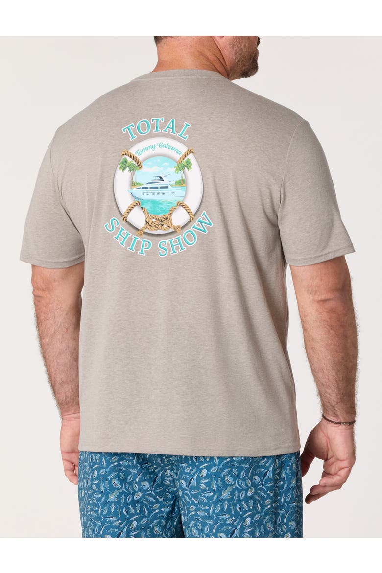 Big & Tall Total Ship Show Graphic Tee, Main, color, GREY HEATHER