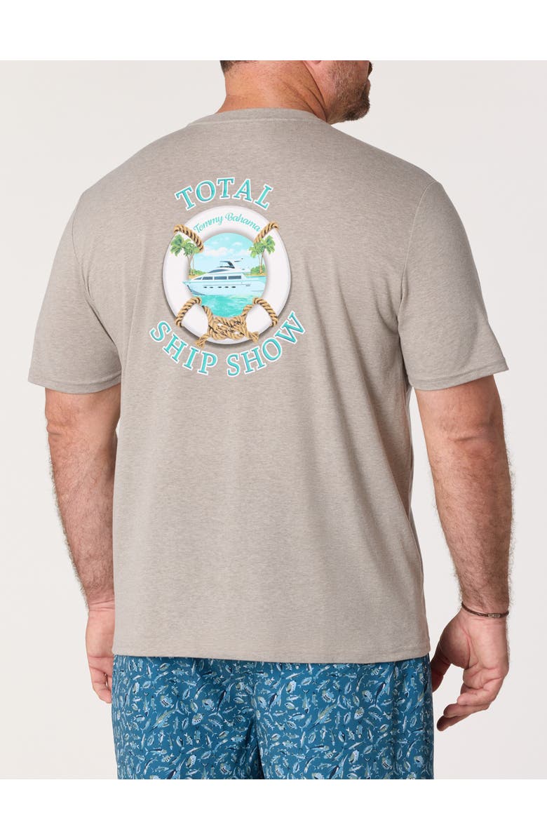 Tommy Bahama Big & Tall Total Ship Show Graphic Tee, Main, color, Grey Heather