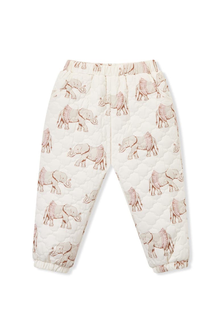 Quilted Padded Pants, Main, color, Tutu Elephant