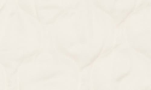 Simkhai Ripley Onion Quilted Miniskirt In Eggshell