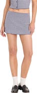 Good American The Keepsake Gingham Miniskort