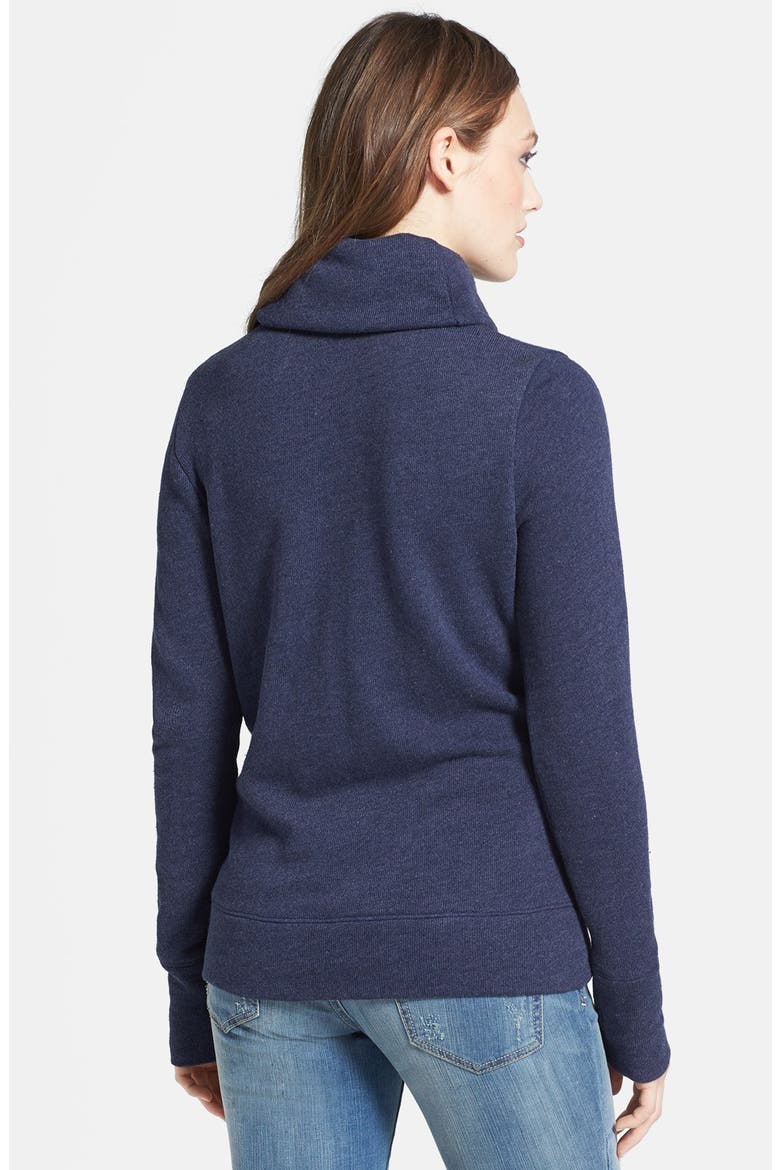 Funnel Neck Pullover, Alternate, color, NAVY PEACOAT