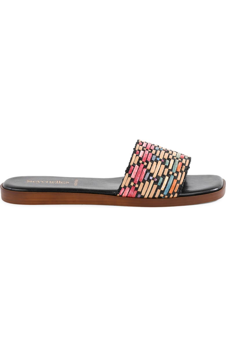 Seychelles Palm Oasis Slide Sandal, Alternate, color, Black Multi