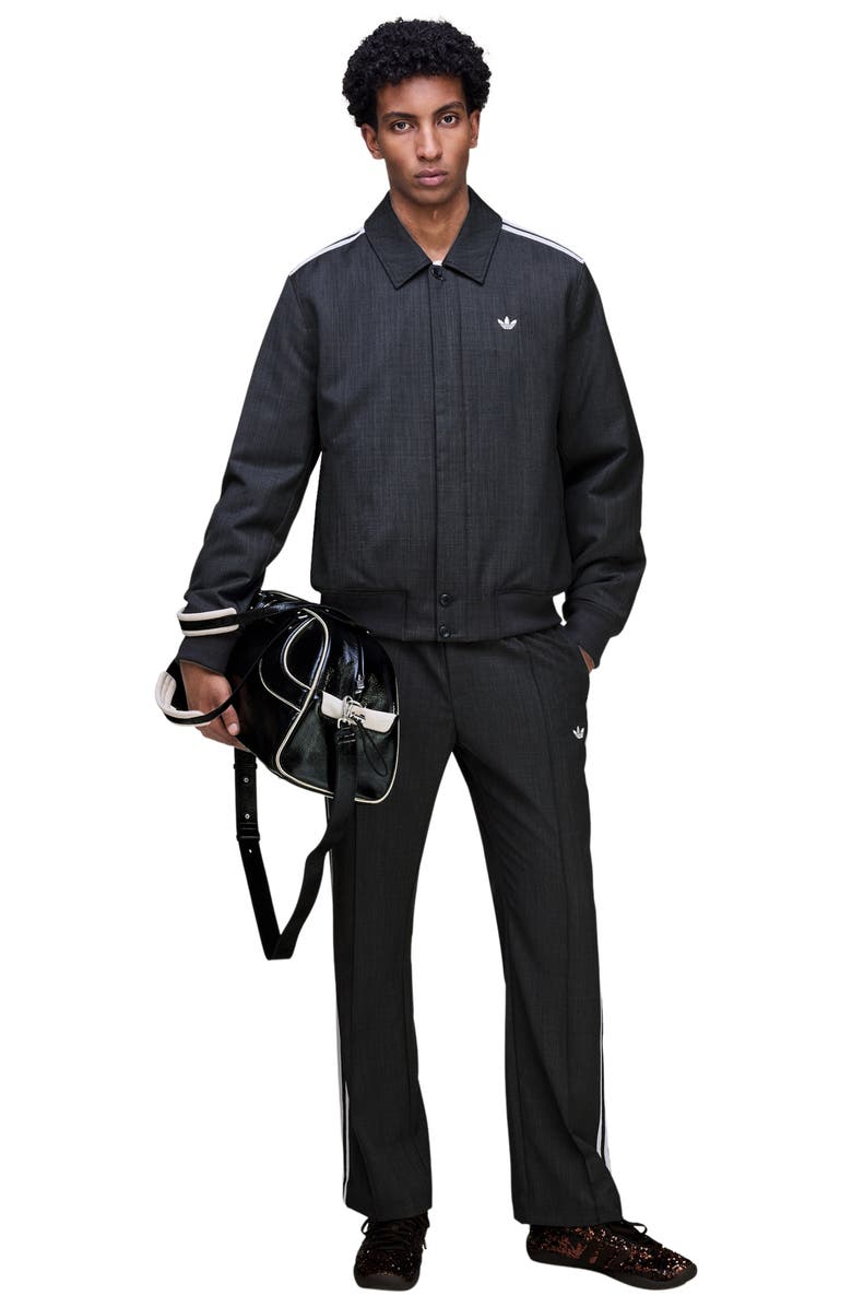 adidas x Wales Bonner Wool Blend Twill Jacket, Alternate, color, Dark Grey Heather