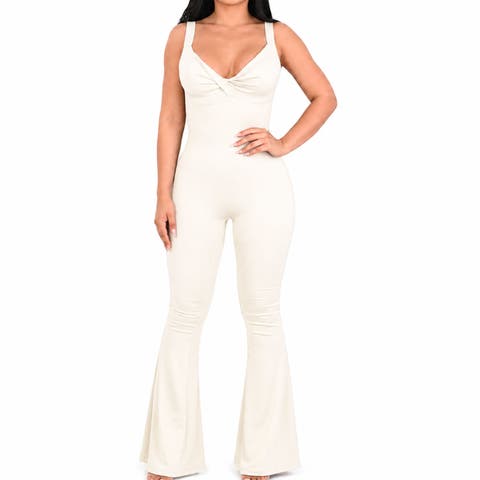 X Yahaira Heart Shaped Cut Out Sculpt Jumpsuit