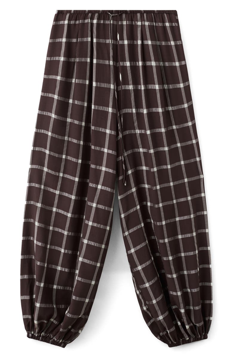 MANGO Drawstring Balloon Pants, Alternate, color, 