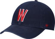 '47 Men's '47 Navy Washington Senators 1961 Logo Cooperstown Collection Clean Up Adjustable Hat