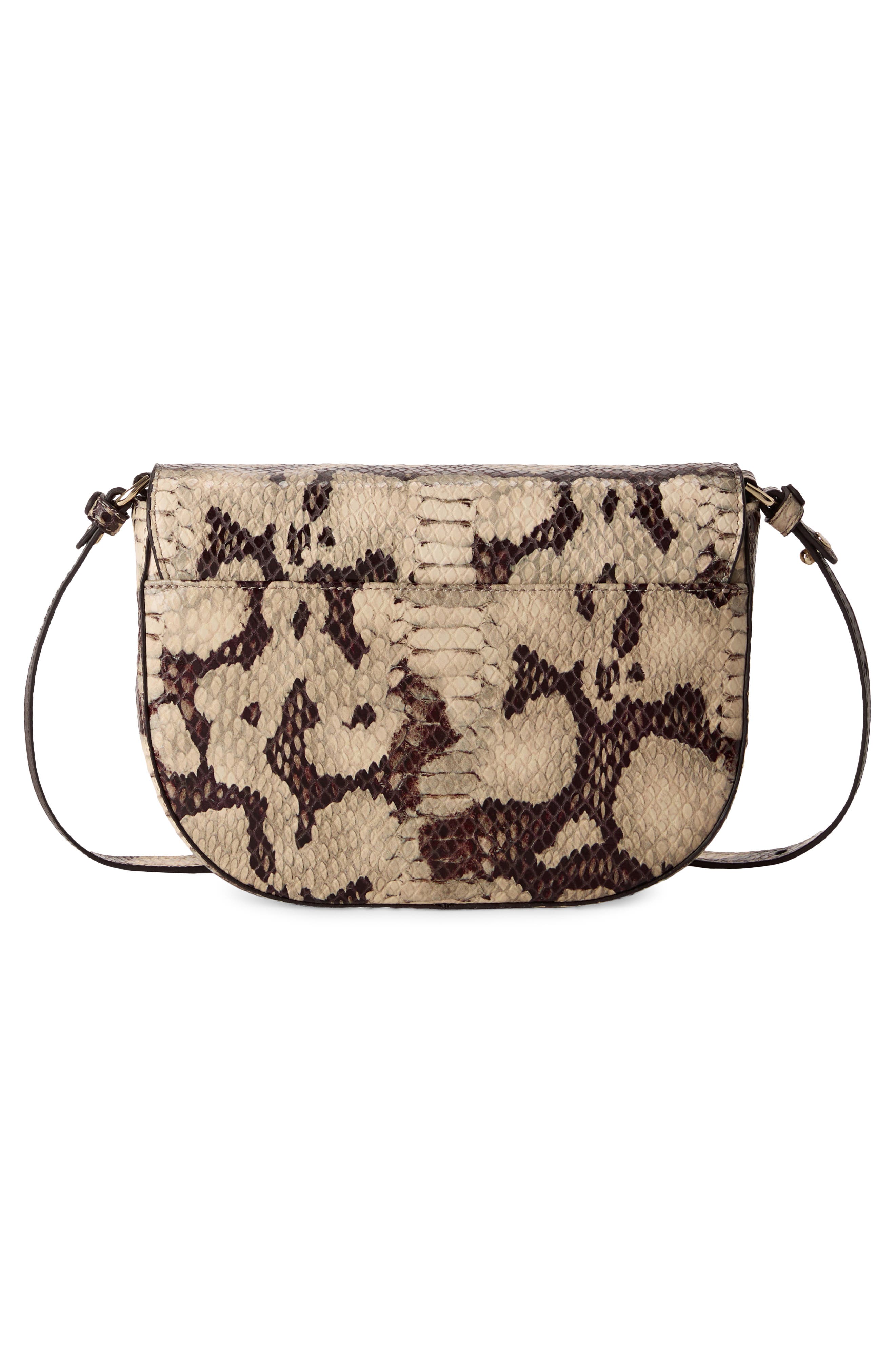 Brahmin Portia Embossed Leather Crossbody Bag, Alternate, color, 