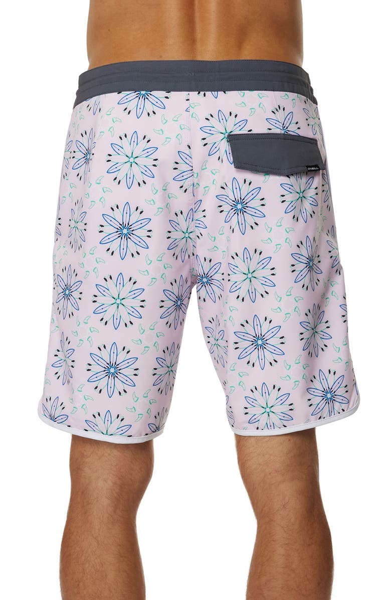O'Neill Quiver Cruzer Floral Board Shorts, Alternate, color, 