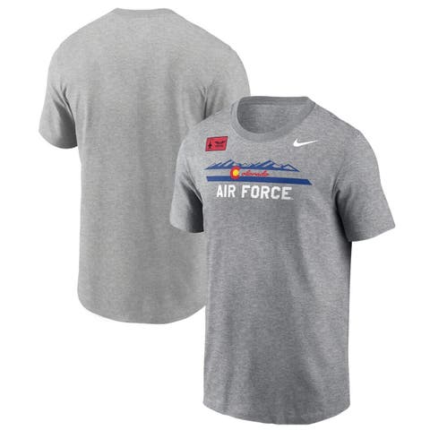 Men's Nike Gray Air Force Falcons APLS Fighting Falcon Collection Rivalry T-Shirt