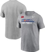 Nike Men's Nike Gray Air Force Falcons APLS Fighting Falcon Collection Rivalry T-Shirt