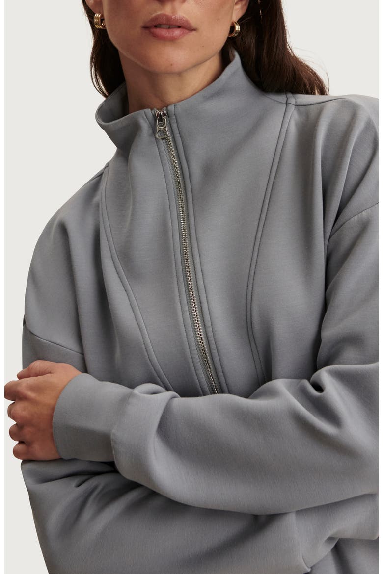 Arlene Zip-Up Fleece Jacket, Alternate, color, WIND BLUE