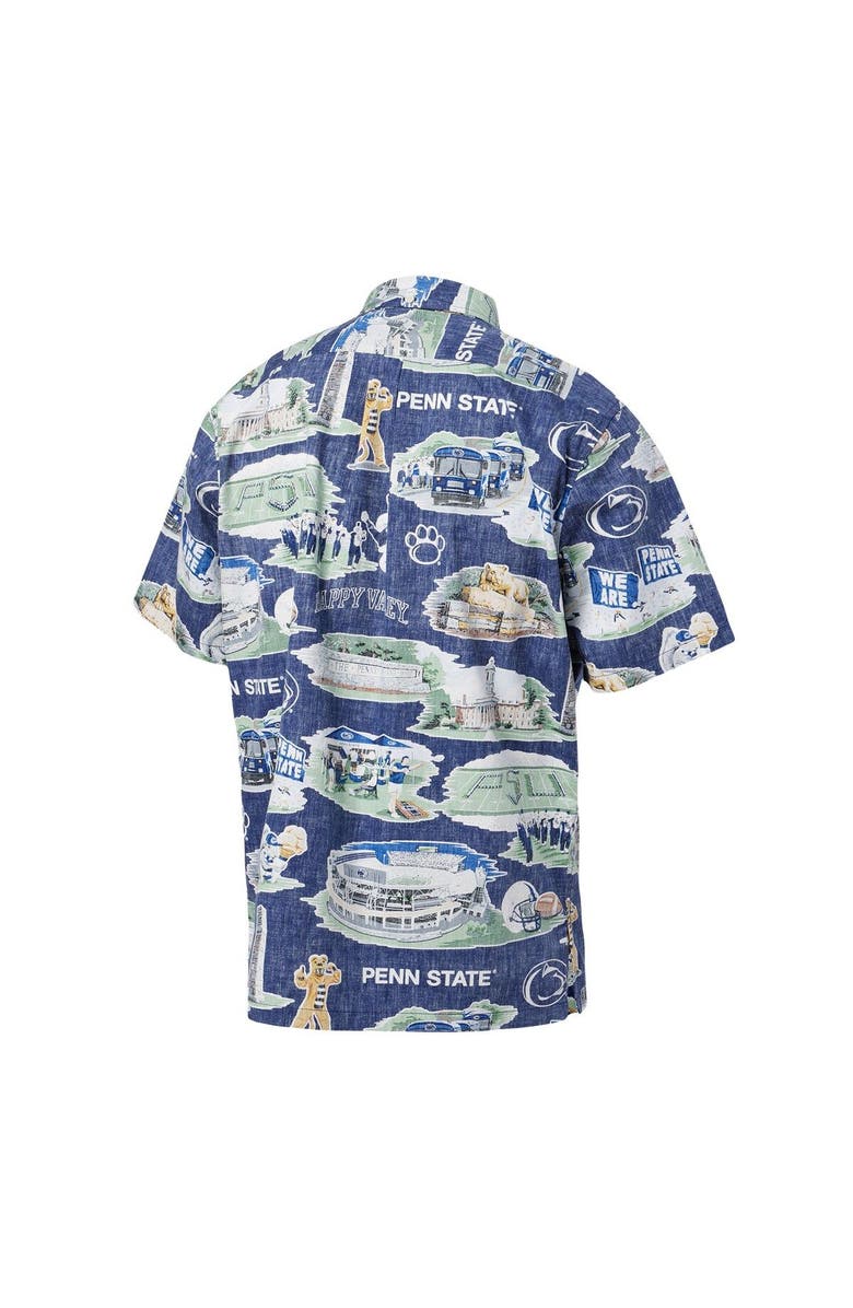 Reyn Spooner Men's Reyn Spooner  Navy Penn State Nittany Lions Scenic Button-Down Shirt, Alternate, color, Navy