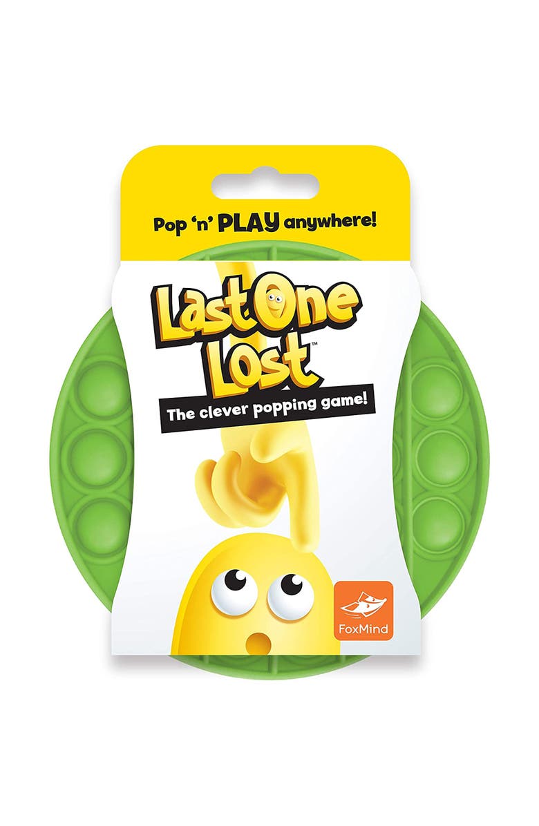 FoxMind Games Last One Lost, The Original Push Pop Bubble Popping Sensory Toy, Main, color, Green