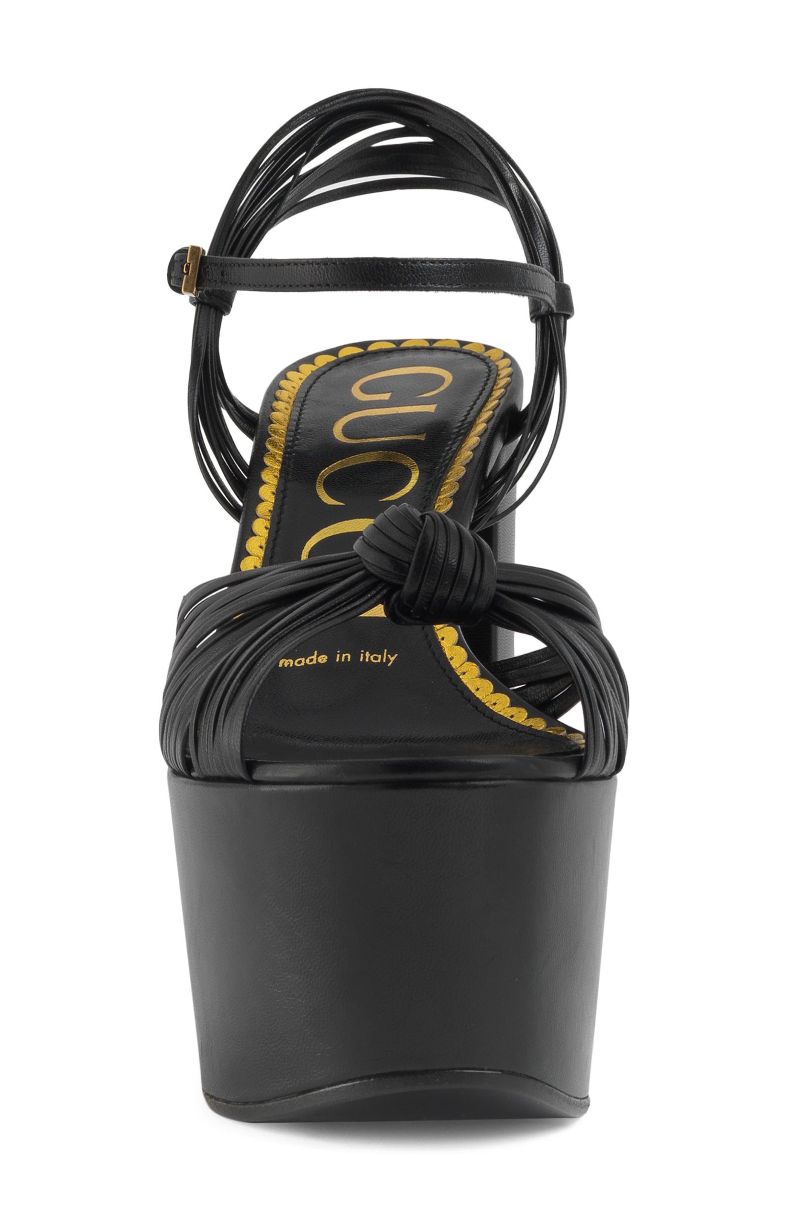 Gucci Crawford Strappy Platform Sandal, Alternate, color, 