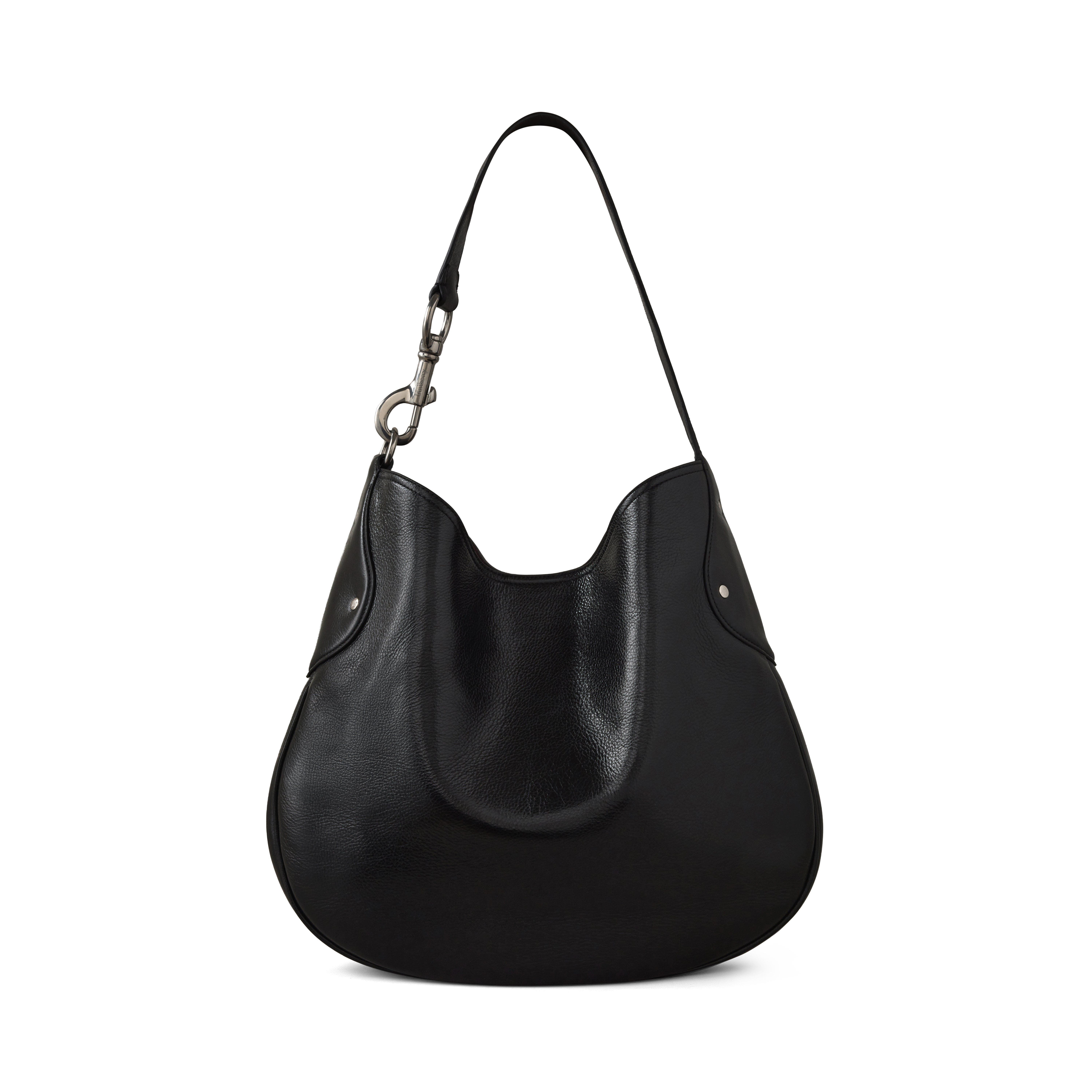 Mulberry Hackney Shoulder Bag, Main, color, Black