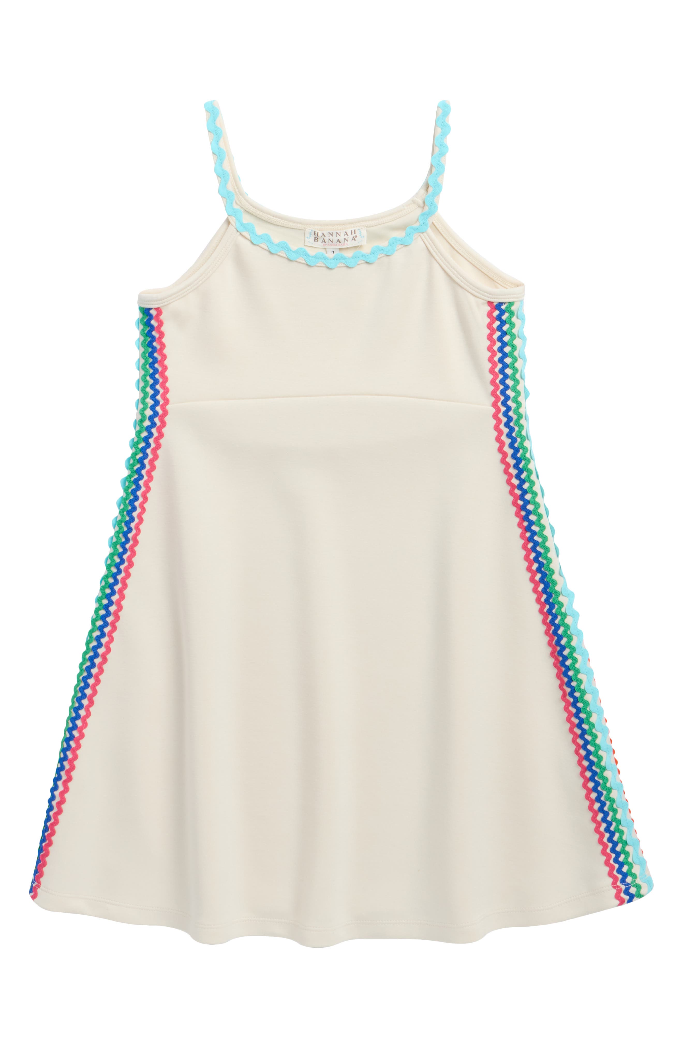 Hannah Banana Kids' Rickrack Fit & Flare Dress